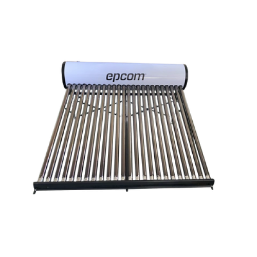 Bóiler Solar de 240L, Baja Presión con 24 Tubos de Vacío de Mayor Resistencia y Termotanque Inoxidable de Grado Alimenticio 240 L Resistentes a Granizo de Hasta 25 mm/ l, Incluye Anodo de Magnesio