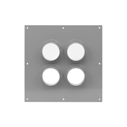 Placa Pasamuros Con Capacidad de 4 Botas de 4