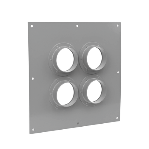 Placa Pasamuros Con Capacidad de 4 Botas de 4