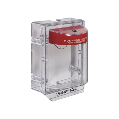 Cubierta Protectora Serie Stopper II® De Policarbonato, Con Bocina, Espaciador Transparente, Etiqueta en Español 