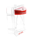 Cubierta Protectora Serie Stopper II® De Policarbonato, Con Bocina, Espaciador Transparente, Montaje en Superficie, Etiqueta en Inglés 