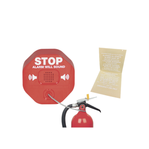 Alarma Theft Stopper® Para Prevenir Robo y Mal Uso De Extintores De Incendio