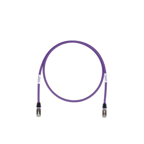 Patch Cord Cat6A, Blindado S/FTP, CM/LS0H, 3.05 Metros (10 Pies), Color Violeta Patch Cord Cat6A, Blindado S/FTP, CM/LS0H, 3.05 Metros (10 Pies), Color Violeta