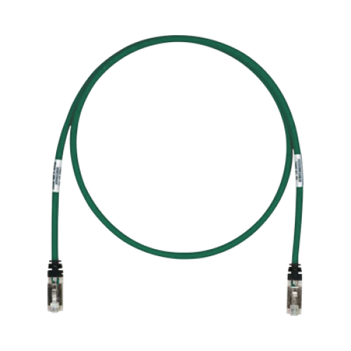 Patch Cord Cat6A, Blindado S/FTP, CM/LS0H, 3.96 Metros (13 Pies), Color Verde