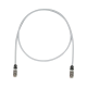Patch Cord Cat6A, Blindado S/FTP, CM/LS0H, 4.57 Metros (15 Pies), Color Gris