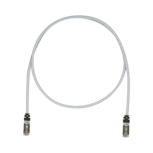 Patch Cord Cat6A, Blindado S/FTP, CM/LS0H, 4.57 Metros (15 Pies), Color Gris
