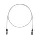 Patch Cord Cat6A, Blindado S/FTP, CM/LS0H, 0.91 Metros (3 Pies), Color Gris