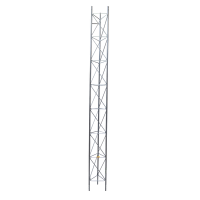 Tramo de Torre Arriostrada de 3m x 45cm, Galvanizado por Inmersión, Hasta 60 m de Elevación. Zonas Húmedas.