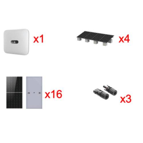 Kit Solar Interconexion  / 10kW  220Vca / Inversor HUAWEI / Montaje Incluido  