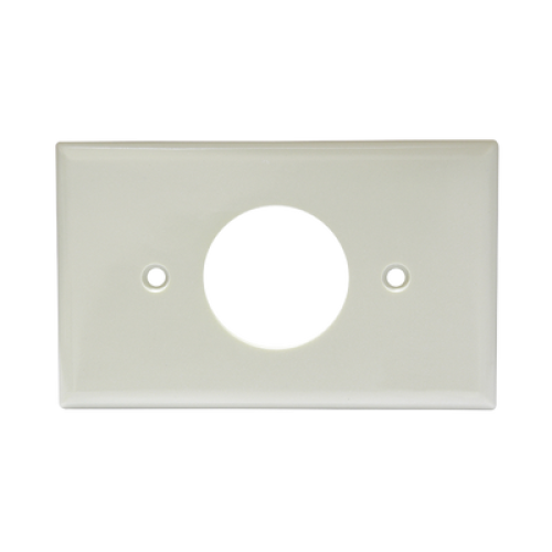 Placa de plástico para contacto sencillo.