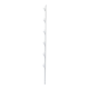 Poste con 6 Aisladores de PASO  para Cerca Electrificada. Tubo Galva. de 1.4m, cal. 18 de 1
