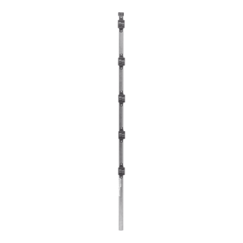 Poste de Paso de 1.2m para Cerca Electrificada.Tubo Galvanizado cal. 18 de 1