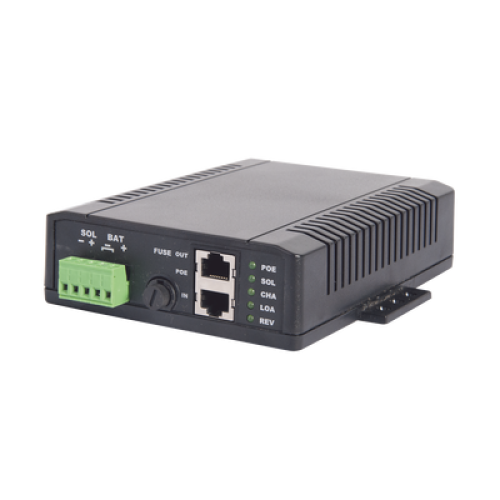 Controlador Solar POE, Entrada 12 Vcc Hasta un Panel Solar de 125 Watts, Salida PoE Pasivo en 12 Vcc Hasta 10 Watts Máximo. Controlador Solar POE, Entrada 12 Vcc Hasta un Panel Solar de 125 Watts, Salida PoE Pasivo en 12 Vcc Hasta 10 Watts Máximo.