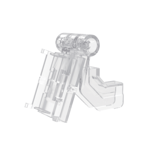 Gancho en T con Placa Trasera Adaptadora para Etiqueta de Tinta Electrónica / AccessPRO / Diametro 5-9 mm / Compatible con 2.13