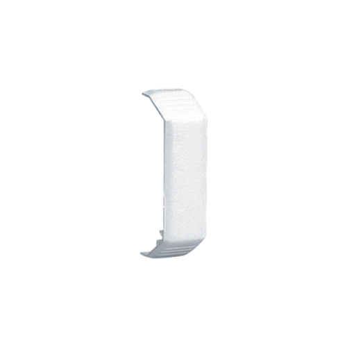 Unión recta de tapa, para uso con canaleta T45, Material PVC Rígido, Color Blanco Mate
