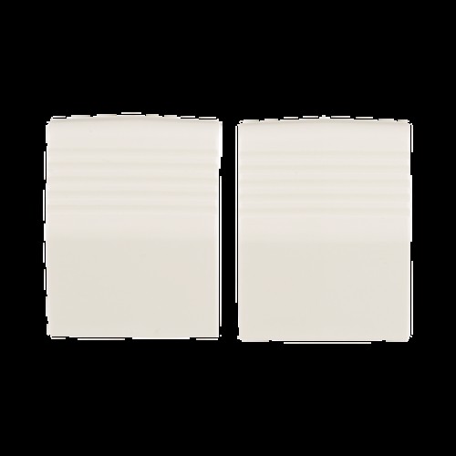 Unión recta de base, para uso con canaleta T70, Material PVC Rígido, Color Blanco Mate