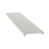Cubierta para canaleta T-70, de PVC rígido, 70.1 x 9.1 x 2400 mm, Color Blanco Mate Cubierta para canaleta T-70, de PVC rígido, 70.1 x 9.1 x 2400 mm, Color Blanco Mate