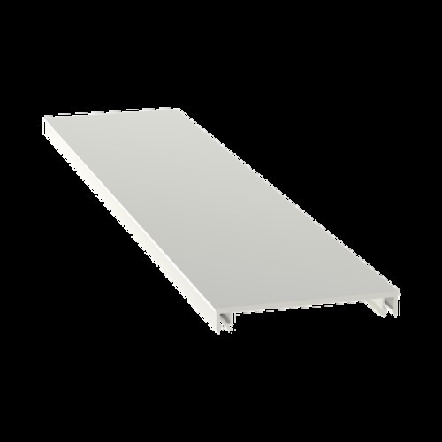 Cubierta para canaleta T-70, de PVC rígido, 70.1 x 9.1 x 1828.8 mm, Color Blanco