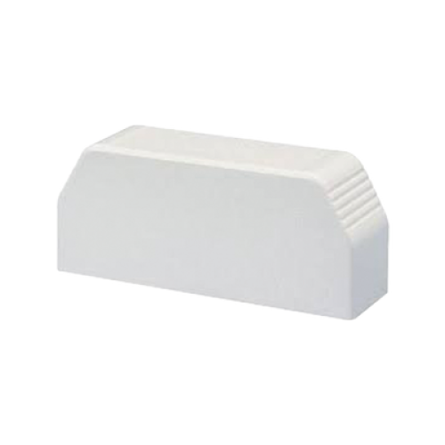 Tapa final, para uso con canaleta T70, Material PVC Rígido, Color Blanco Mate Tapa final, para uso con canaleta T70, Material PVC Rígido, Color Blanco Mate