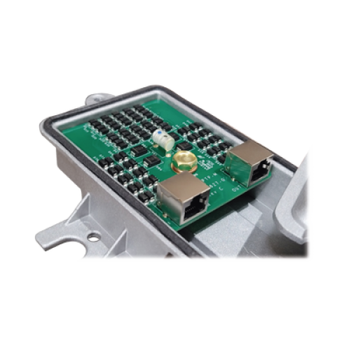 Protector PoE Metálico Exterior / SASD / 1000 Mbps 90W / RJ45 / NEMA 3R / ATEX Certificado