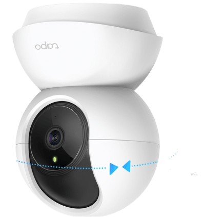 Cámara de Seguridad Wi-Fi Pan/Tilt, 2K Definition, Visión Nocturna 30 pies, 360° Horizontal, 114° Vertical, Detección de Movimiento, Audio Bidireccional, Alarma Sonora/Lumínica, MicroSD 256GB, Modo Privacidad