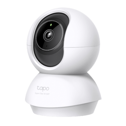 Cámara de Seguridad Doméstica Tapo C230 / 5MP 3K (2880×1620) / 360° Pan-Tilt / Detección Inteligente IA / Visión Nocturna 12 m (40 ft) / Audio Bidireccional / Almacenamiento microSD 512GB / Compatible Alexa y Google H