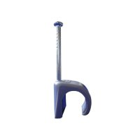 Grapa para cable redondo de 10mm color gris (100pzs) (3104-00100) Grapa para cable redondo de 10mm color gris (100pzs) (3104-00100)