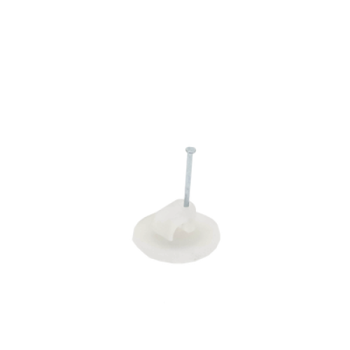 Grapa para cable plano de 4mm color transparente (100pzs) (3208-00100) 