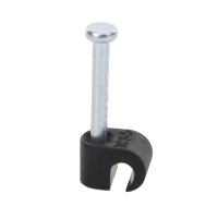 Grapa negra para Fibra óptica redonda de 3 mm (100pzs) (3101-00400) Grapa negra para Fibra óptica redonda de 3 mm (100pzs) (3101-00400)