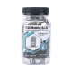 Bote con 100 Piezas de Plug Modular RJ45 Cat6 Blindado con Pin de Tierra, Chapado de Oro a 30 Micras para Durabilidad Extrema