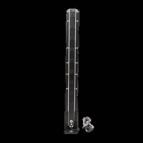 PDU Vertical de 10 Contactos (NEMA 5-15R). Volt. Ent./Sal.: 120Vca/15A compatible con Racks EIRL y EIQR. 