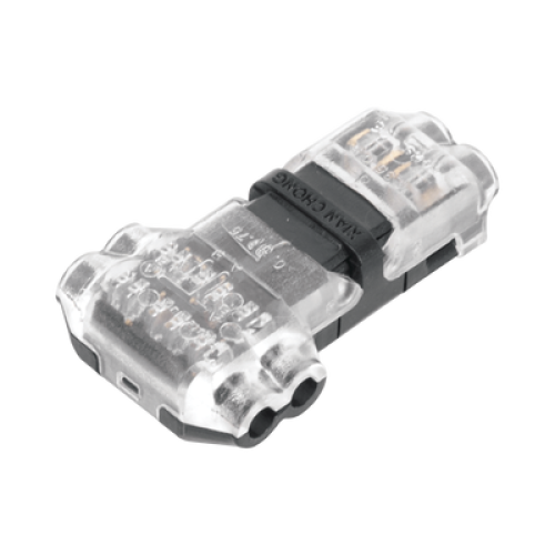 Conector en forma de T para 2 Contactos / Para una Conexión Rápida Conector en forma de T para 2 Contactos / Para una Conexión Rápida