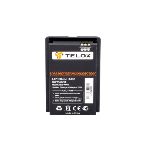 Batería de Li-Ion 4000mA Para Radios TE320 TELOX