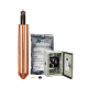 Kit de puesta a tierra de 100 Amperes con Electrodo, Filtro, Acoplador y Compuesto H2Ohm.