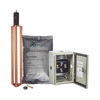 Kit de puesta a tierra de 70 A con Electrodo, Filtro, Acoplador y Compuesto H2Ohm.