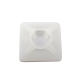  Base Autoadherible para Cinchos Práctica y Eficiente para la Organización y Fijación de Cables, Fabricada en Nylon Resistente y de Color Natural con una Medida de 19x19 mm, Paquete con 100 Piezas (4210-00001)