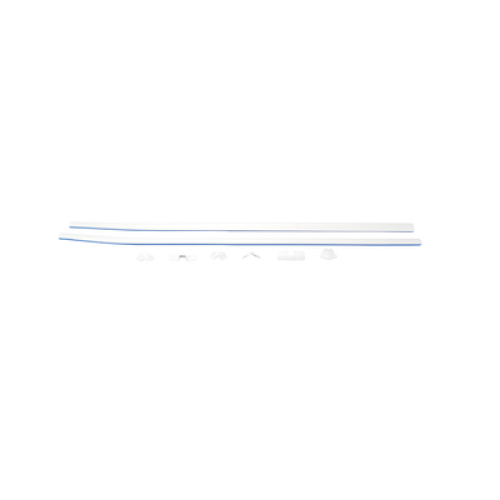 El Kit de Canaleta 90° Sin División Ideal Para Organizar y Ocultar cables en esquinas o en instalaciones con ángulos de 90°., Con Cinta Adhesiva Para una Instalación Más Rápida, (5601-01260)