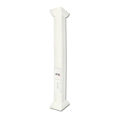Pole Blanco de 3 Metros (9.84 Pies) para Instalaciones Eléctricas, Voz y Datos, No Incluye Accesorios, Se Venden por Separado los Modelos TEK100DUPLEX (Accesorios de Fijación y Contacto Duplex) y TEK100UNI (Soporte y Tapa Universal) (13000-01000)