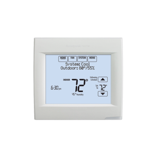 Termostato Touch WiFi de 3 Etapas, 3 Calor / 2 Frío. Integrable con Lutron, VISIONPRO® 8000 Para Uso Residencial o Comercial.