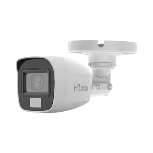 [Dual Light + ColorVu] Bala TURBOHD 2 megapixel / 20 mts IR + 20 mts luz blanca / Lente 2.8 (100° de Visión)  /  Exterior IP66 / Audio por Coaxitron / TVI-AHD-CVI-CVBS / Metal / Smart-Hybrid light