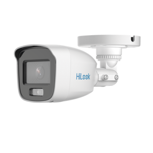 [ColorVu] Bala TURBOHD 2 Megapixel (1080p) / Imagen a Color 24/7 / Lente 2.8 mm / Luz Blanca 20 mts / IP66 / Policarbonato / Microfono Integrado