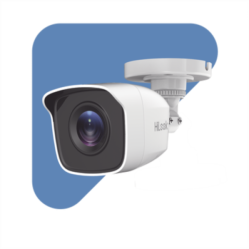 Bala TURBOHD 5 Megapíxel / Lente 2.8 mm (85° de Visión) / Exterior IP66 / IR EXIR 20 mts / TVI-AHD-CVI-CVBS/ Metal 