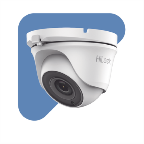 Turret TURBOHD 5 Megapíxel / 85° de Visión / Lente 2.8 mm / Exterior IP66 / IR EXIR 20 mts / TVI-AHD-CVI-CVBS / Metal