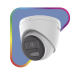 [Audio Bidireccional + Dual Light + ColorVu] Turret TURBOHD 2 Megapixel (1080p) / Lente 2.8 mm / 40 mts IR EXIR + 40 mts Luz Blanca / Micrófono y Bocina Integrado / Exterior IP67 / dWDR