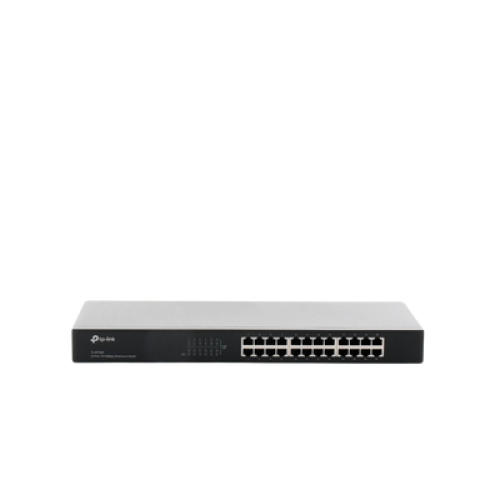 Switch no administrable de 24 puertos 10/100 Mbps para montaje en rack