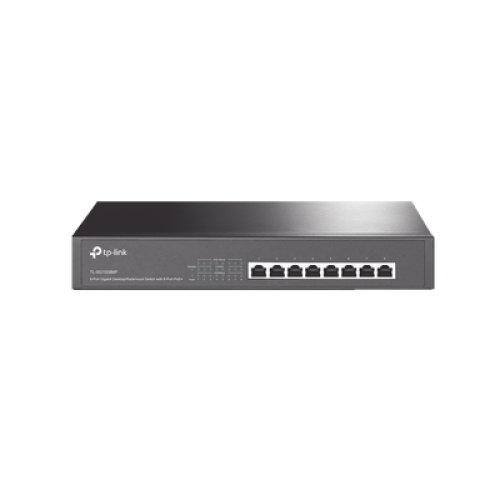 Switch Gigabit PoE+ no administrable de 8 puertos 10/100/1000 Mbps, para escritorio Switch Gigabit PoE+ no administrable de 8 puertos 10/100/1000 Mbps, para escritorio