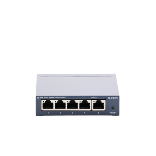 Switch Gigabit no administrable de 5 puertos 10/100/1000 Mbps 