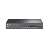 Switch PoE JetStream SDN Administrable 8 puertos 10/100/1000 Mbps + 2 puertos SFP, 8 puertos PoE, 150W, administración centralizada OMADA SDN 