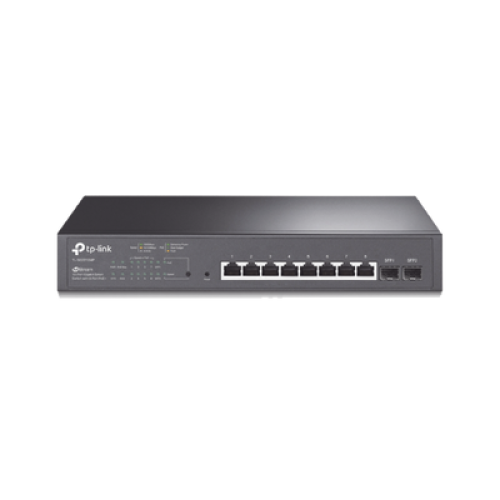 Switch PoE JetStream SDN Administrable 8 puertos 10/100/1000 Mbps + 2 puertos SFP, 8 puertos PoE, 150W, administración centralizada OMADA SDN Switch PoE JetStream SDN Administrable 8 puertos 10/100/1000 Mbps + 2 puertos SFP, 8 puertos PoE, 150W, administración centralizada OMADA SDN