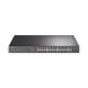 Switch No Administrable 24 Puertos PoE+ 10/100 Mbps / 2 Puertos 10/100/1000 Mbps + 2 Puertos SFP (combo) / Modo Prioridad de Tráfico / Modo Aislamiento de Red / Presupuesto PoE de 250 W / Diseño para Ideal para Vigilancia IP